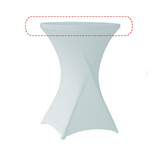 Stretch prt (samo kapica) BEL za mizo COCKTAIL 80 ZOWN - 4720